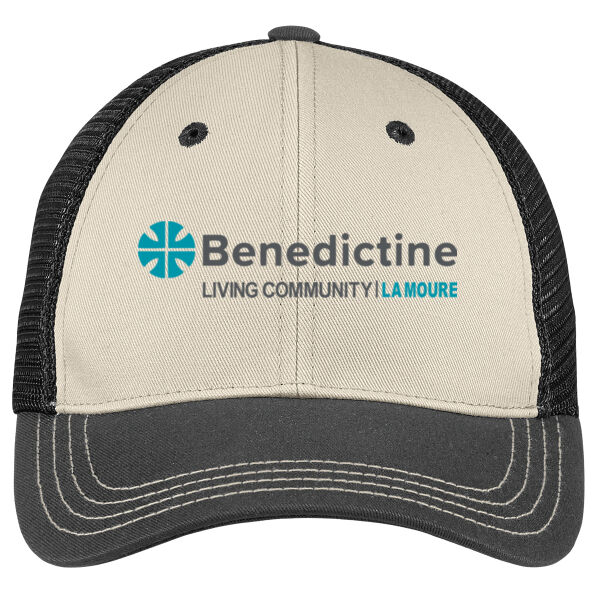 District® Tri-Tone Mesh Back Cap - Embroidered Logo Thumbnail