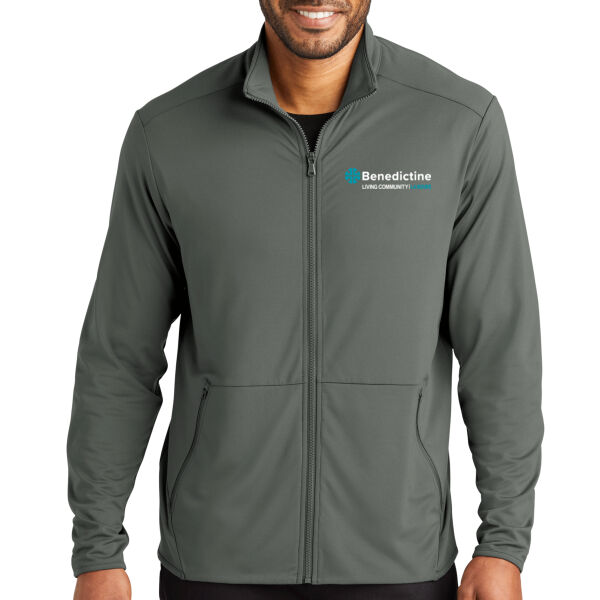 Port Authority® Accord Stretch Fleece Full-Zip - Embroidered Logo Thumbnail