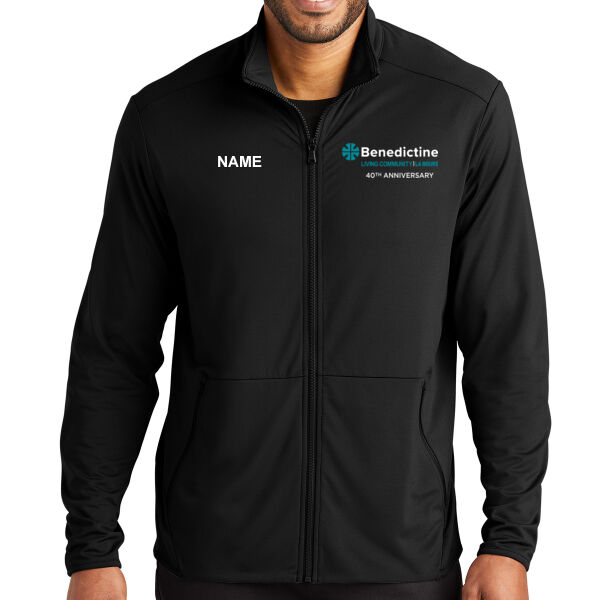 40th ANNIVERSARY EDITION - Port Authority® Accord Stretch Fleece Full-Zip - Embroidered Logos **Add Name For $5** Thumbnail