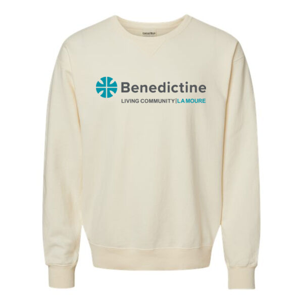 ComfortWash by Hanes - Unisex Garment-Dyed Crewneck Sweatshirt - Printed Logo Thumbnail