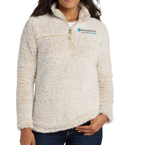 Port Authority® Women's Cozy 1/4-Zip Fleece - Embroidered Logo Thumbnail