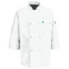 Eight Pearl Button Chef Coat with Thermometer Pocket Thumbnail