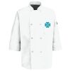 Eight Pearl Button Chef Coat with Thermometer Pocket Thumbnail