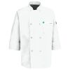 Eight Pearl Button Chef Coat with Thermometer Pocket Thumbnail