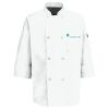 Eight Pearl Button Chef Coat with Thermometer Pocket Thumbnail